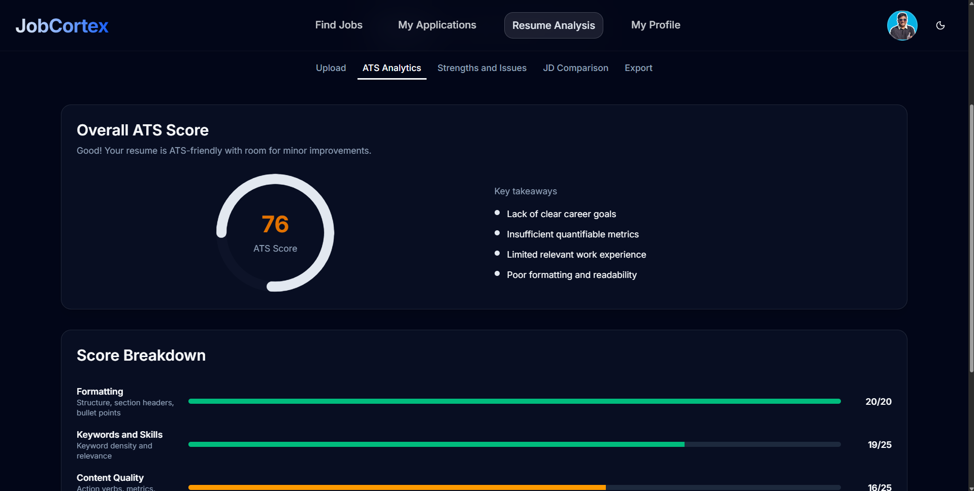 JobCortex - AI_Based_Resume_Analysis
